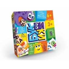 Гра розважальна "Буквики" Danko toys Гра розважальна "Буквики" Danko toys